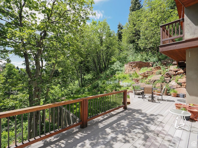 2137 N Pinecrest Canyon Rd Unit 35, Emigration Canyon, UT 84108 - view of deck