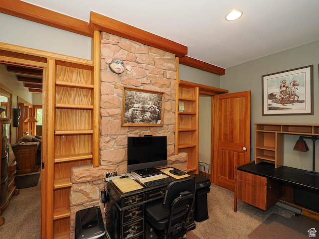 2137 N Pinecrest Canyon Rd Unit 35, Emigration Canyon, UT 84108 - view of carpeted home office