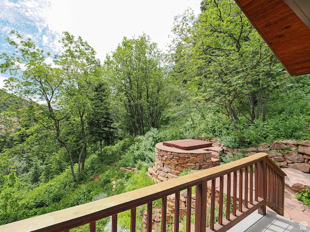 2137 N Pinecrest Canyon Rd Unit 35, Emigration Canyon, UT 84108 - view of wooden deck
