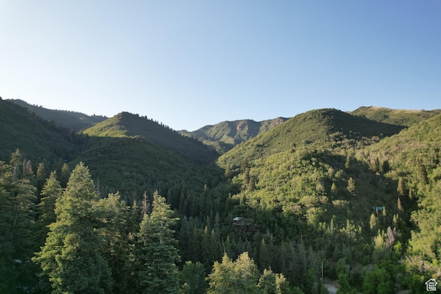 2137 N Pinecrest Canyon Rd Unit 35, Emigration Canyon, UT 84108 - mountain view featuring a forest