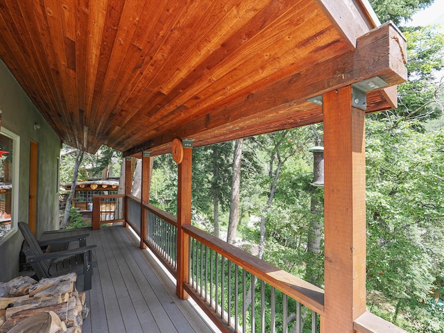 2137 N Pinecrest Canyon Rd Unit 35, Emigration Canyon, UT 84108 - view of deck