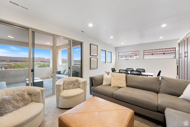 3780 W Arcadia Dr Unit 25, Santa Clara, UT 84765 - living room with recessed lighting and light colored carpet