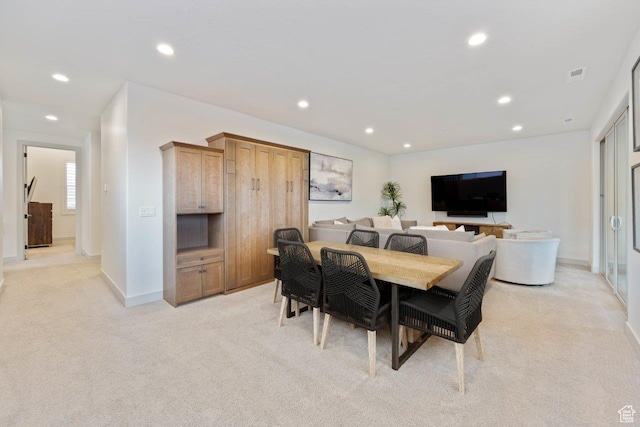 3780 W Arcadia Dr Unit 25, Santa Clara, UT 84765 - dining room featuring light colored carpet and recessed lighting