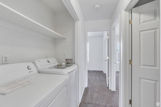 1747 S 750 E, Orem, UT 84097 - laundry area with carpet flooring and washing machine and dryer
