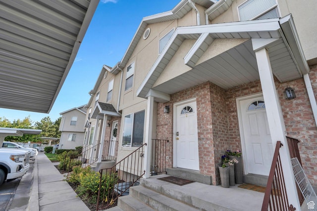 1747 S 750 E, Orem, UT 84097 - property entrance with brick siding and stucco siding