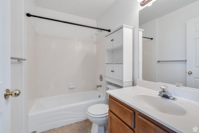 1747 S 750 E, Orem, UT 84097 - bathroom featuring vanity, washtub / shower combination, and tile patterned flooring