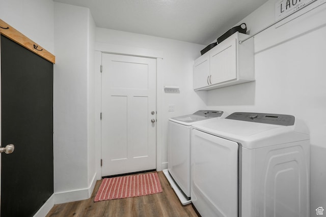 893 N 300 W, Santaquin, UT 84655 - washroom with cabinet space, washer and clothes dryer, and dark wood-type flooring