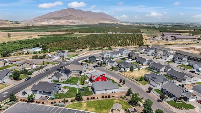 893 N 300 W, Santaquin, UT 84655 - aerial view of residential area featuring mountains