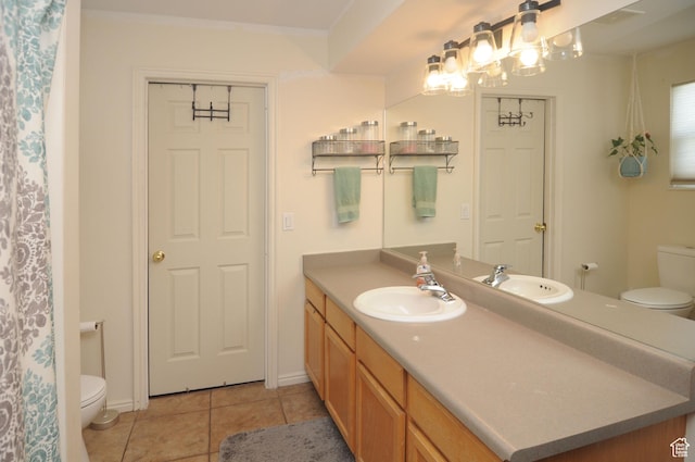 2857 W 2250 N, Clinton, UT 84015 - bathroom with vanity and tile patterned floors