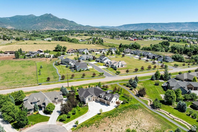 905 S Coldwater Way, Midway, UT 84049 - aerial perspective of suburban area with a mountainous background