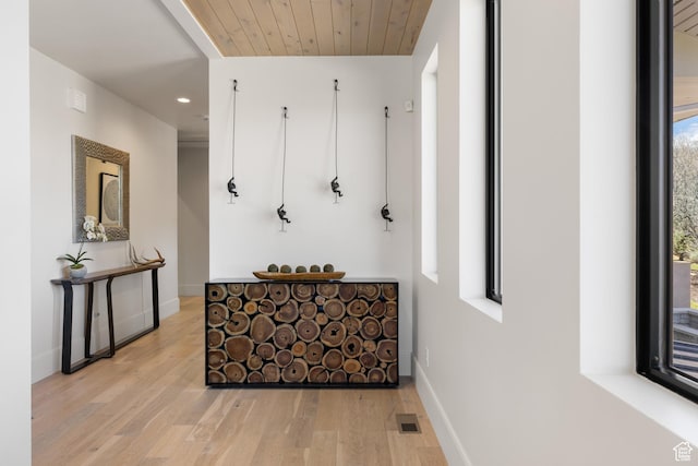 13202 N Alexis Dr, Heber City, UT 84036 - corridor with recessed lighting and light wood finished floors