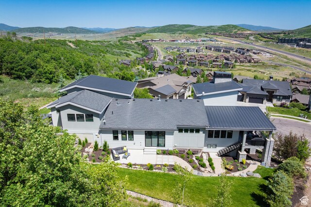 13202 N Alexis Dr, Heber City, UT 84036 - aerial view of property and surrounding area with mountains