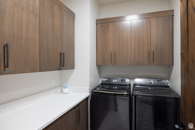 13202 N Alexis Dr, Heber City, UT 84036 - laundry area featuring cabinet space and separate washer and dryer