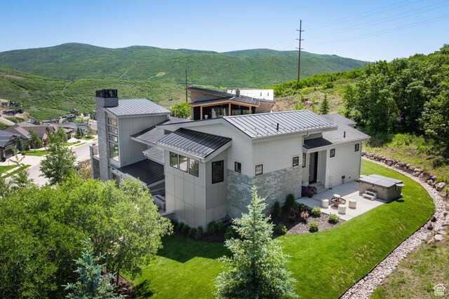 13202 N Alexis Dr, Heber City, UT 84036 - aerial view of property and surrounding area with a mountainous background