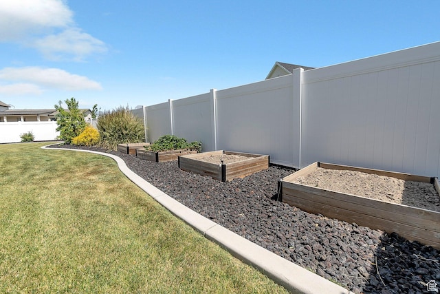 1114 N Oxborrow Dr, Lehi, UT 84043 - view of yard featuring a vegetable garden
