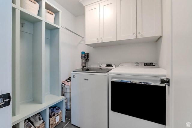 1114 N Oxborrow Dr, Lehi, UT 84043 - laundry room featuring separate washer and dryer and cabinet space