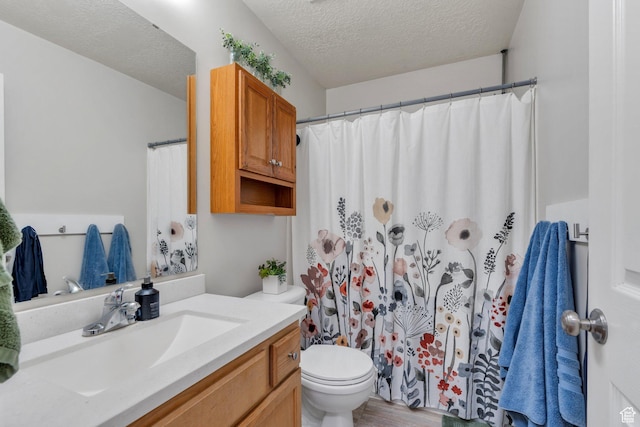 1666 N 160 W, Layton, UT 84041 - full bathroom with vanity, a textured ceiling, wood finished floors, and a shower with shower curtain