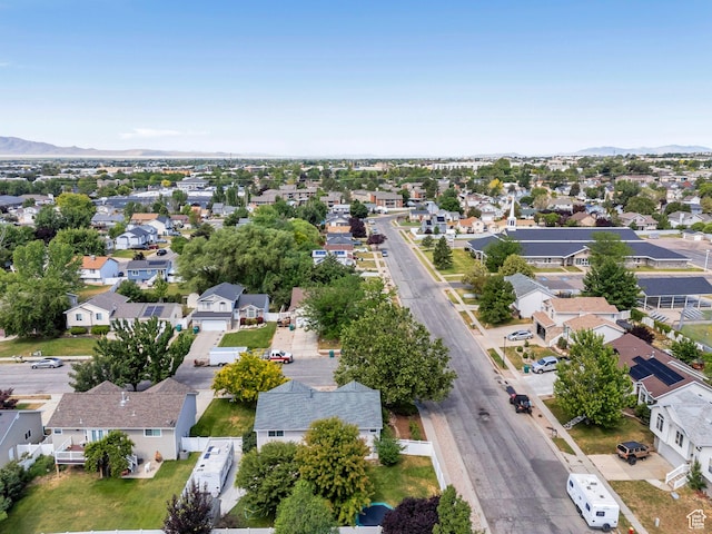 1666 N 160 W, Layton, UT 84041 - aerial perspective of suburban area featuring a mountainous background