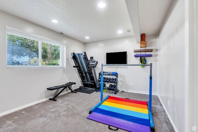 1666 N 160 W, Layton, UT 84041 - exercise room featuring carpet and recessed lighting