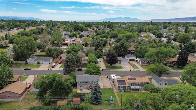 604 W 1750 N, Clinton, UT 84015 - aerial view of residential area with a mountainous background