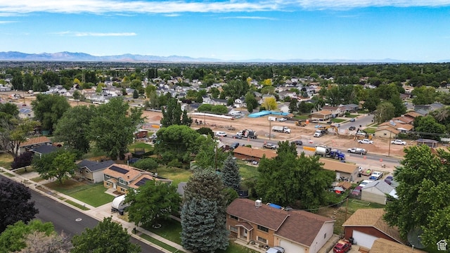 604 W 1750 N, Clinton, UT 84015 - aerial perspective of suburban area featuring a mountain backdrop