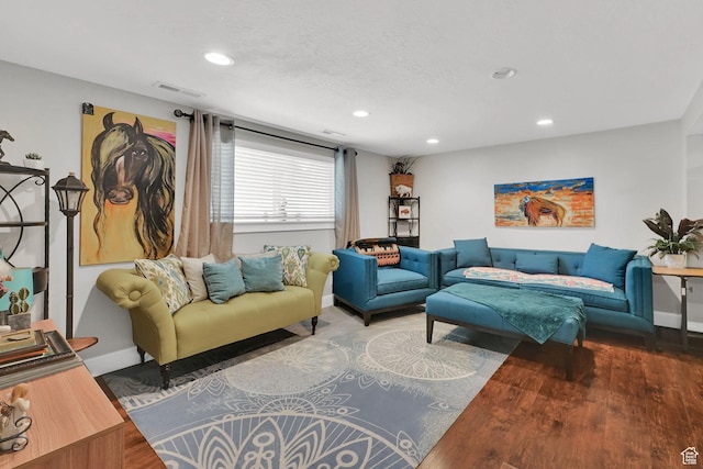 604 W 1750 N, Clinton, UT 84015 - living area with recessed lighting and wood finished floors