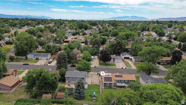 604 W 1750 N, Clinton, UT 84015 - aerial perspective of suburban area featuring mountains