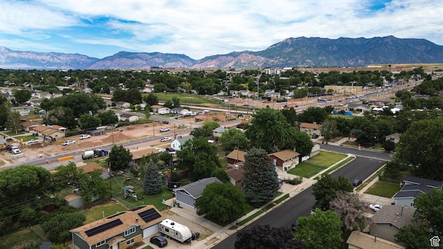 604 W 1750 N, Clinton, UT 84015 - aerial perspective of suburban area featuring a mountainous background