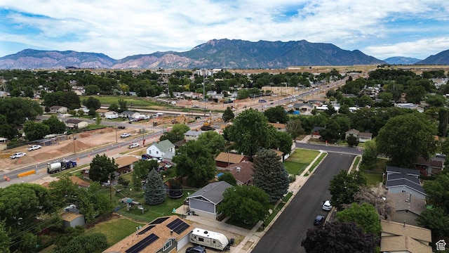 604 W 1750 N, Clinton, UT 84015 - aerial view of residential area featuring a mountainous background