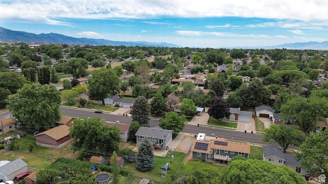604 W 1750 N, Clinton, UT 84015 - aerial perspective of suburban area featuring mountains