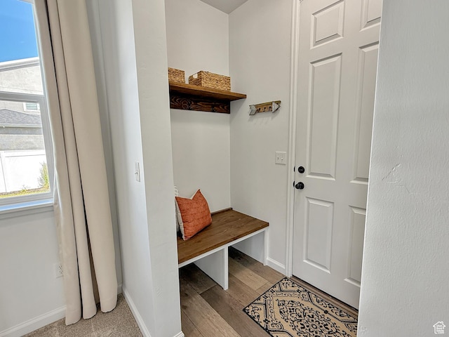 998 W 850 S, Springville, UT 84663 - mudroom with baseboards and wood finished floors