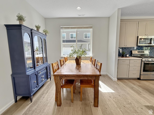 998 W 850 S, Springville, UT 84663 - dining room featuring light wood-style floors and recessed lighting