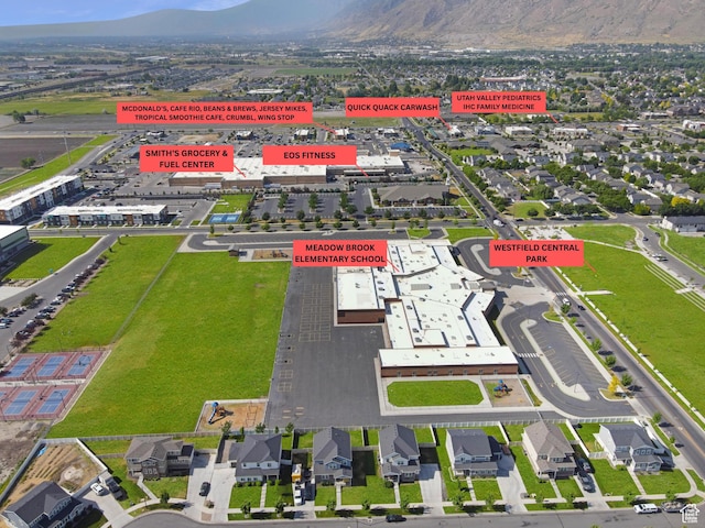 998 W 850 S, Springville, UT 84663 - drone / aerial view of a mountain backdrop