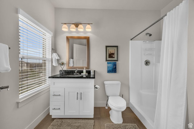 1043 S 500 E Unit G304, Heber City, UT 84032 - full bathroom featuring vanity, wood finished floors, and a shower with shower curtain