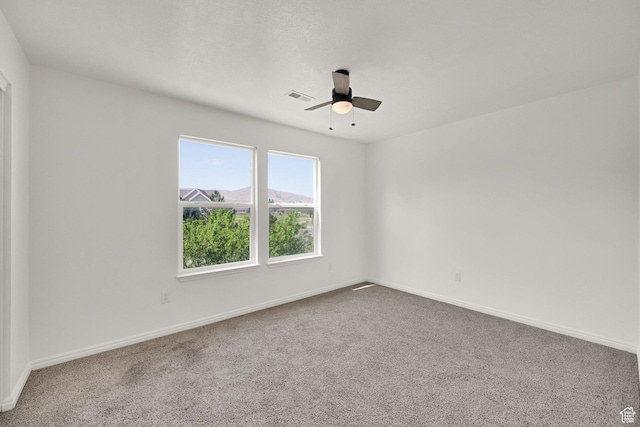 3482 E Kennekuk Cir, Eagle Mountain, UT 84005 - empty room with ceiling fan and carpet