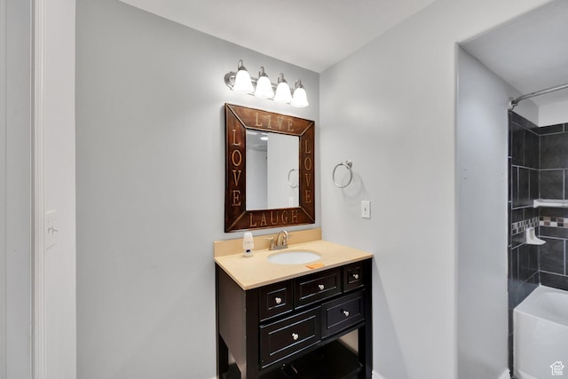 3482 E Kennekuk Cir, Eagle Mountain, UT 84005 - full bath with vanity and shower / bathtub combination