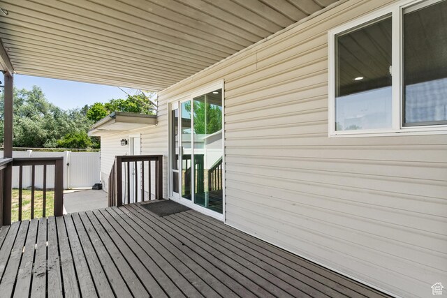 2234 W 300 N, West Point, UT 84015 - view of wooden deck