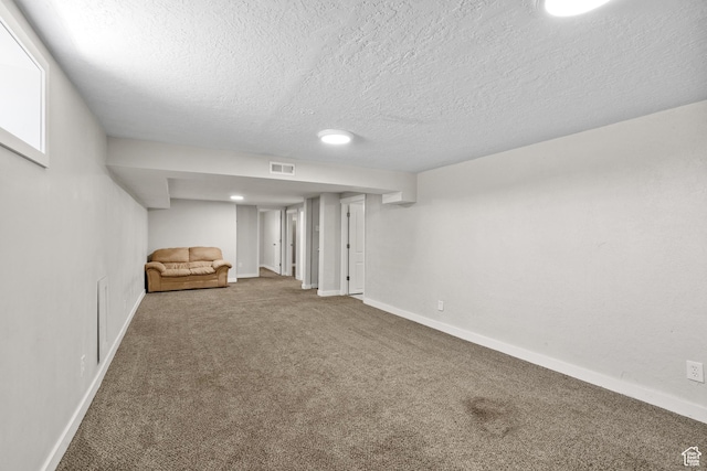 2234 W 300 N, West Point, UT 84015 - finished below grade area with carpet floors and a textured ceiling
