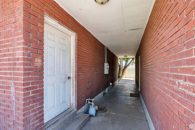 197 E Utah Ave, Payson, UT 84651 - doorway to property with brick siding