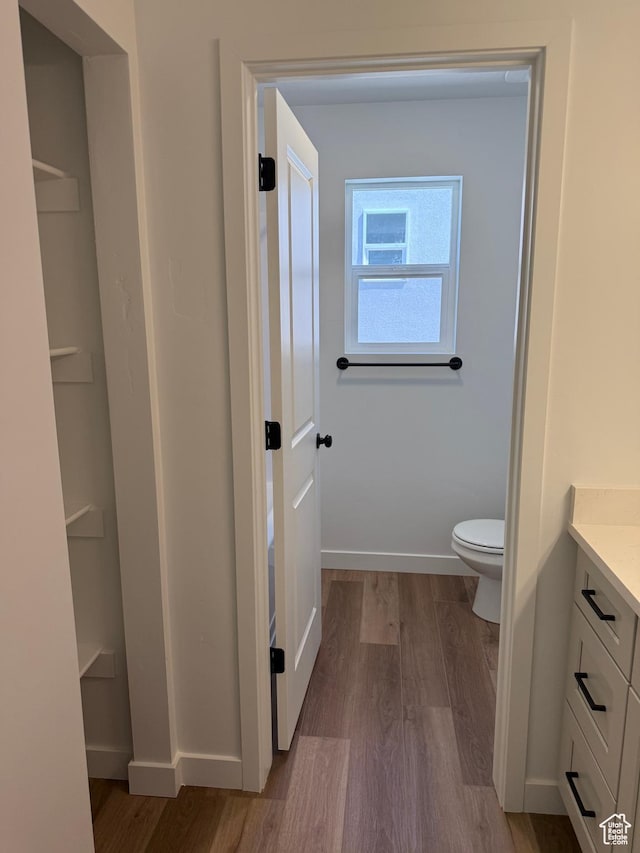274 N 825 W, Clearfield, UT 84015 - bathroom featuring vanity and wood finished floors