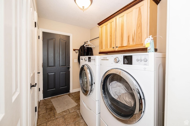 3520 W 2600 N, Plain City, UT 84404 - washroom featuring washer and dryer, cabinet space, and stone finish flooring