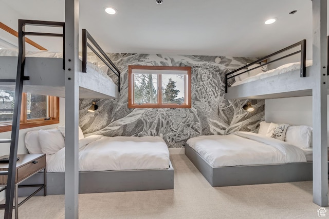 7525 Ridge Dr Unit 19, Park City, UT 84060 - carpeted bedroom featuring recessed lighting