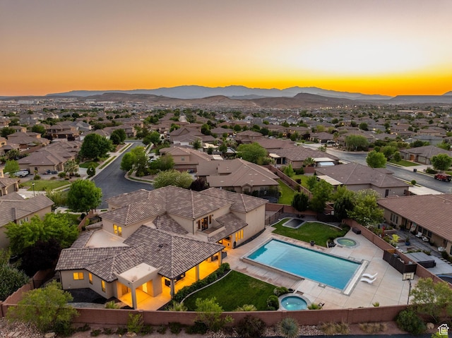 2979 E 3610th Cir S, St George, UT 84790 - aerial perspective of suburban area with a mountainous background