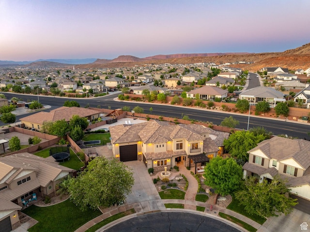 2979 E 3610th Cir S, St George, UT 84790 - aerial view of residential area featuring a mountain backdrop
