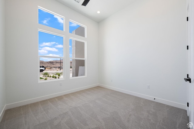 794 S 1690 W, Hurricane, UT 84737 - unfurnished room featuring light carpet and a mountain view