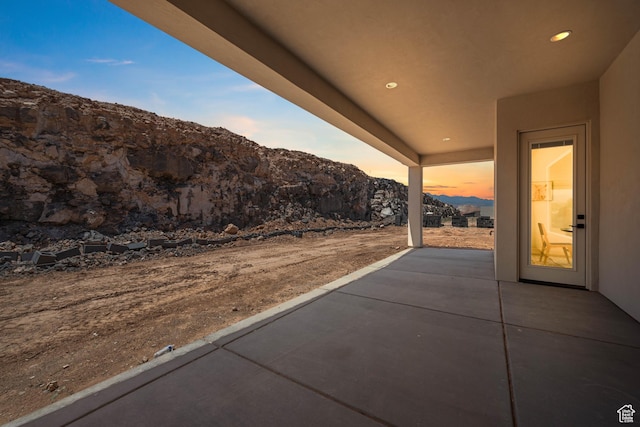 794 S 1690 W, Hurricane, UT 84737 - view of patio / terrace with a mountain view