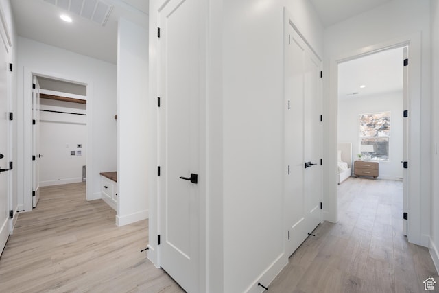 794 S 1690 W, Hurricane, UT 84737 - hallway featuring light wood-style flooring and recessed lighting
