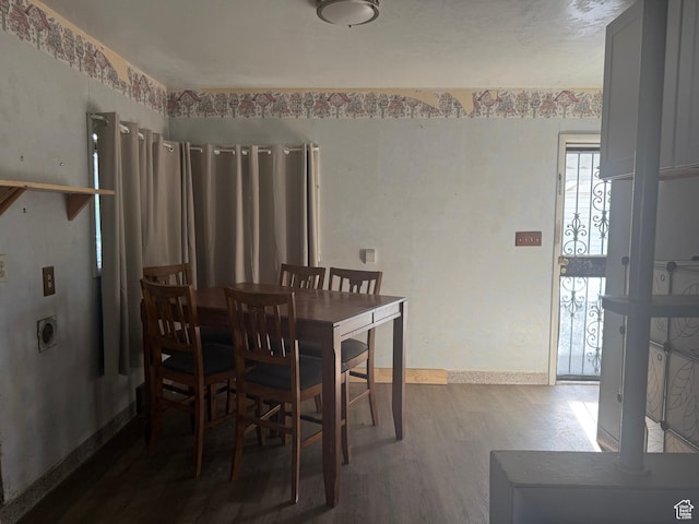286 Duchesne St, Helper, UT 84526 - dining area with wood finished floors