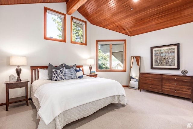 7560 Ridge Dr Unit 10, Park City, UT 84060 - bedroom featuring light colored carpet and wooden ceiling