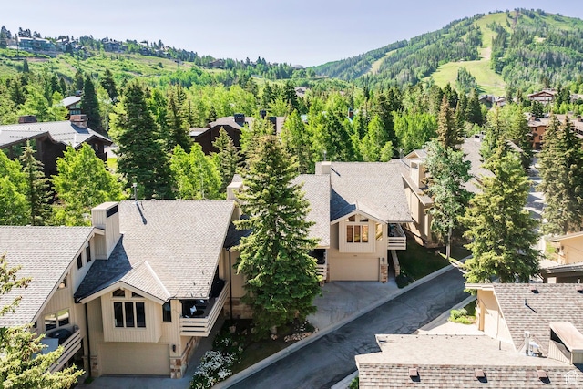 7560 Ridge Dr Unit 10, Park City, UT 84060 - aerial view of property and surrounding area featuring mountains